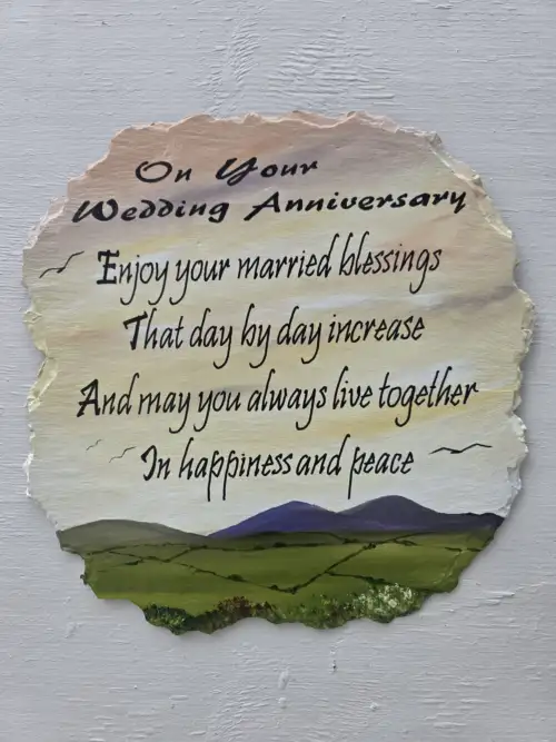 Anniversary 14x14 inches