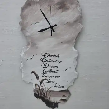 Clock  23x12 inc