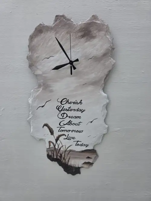 Clock  23x12 inc