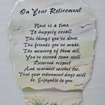 Retirement  18x14