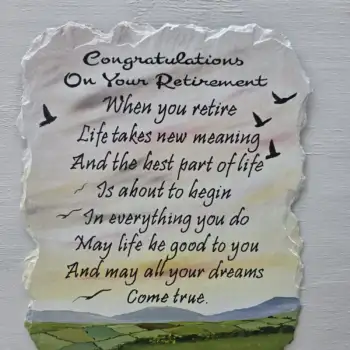 Retirement 18x14 inc