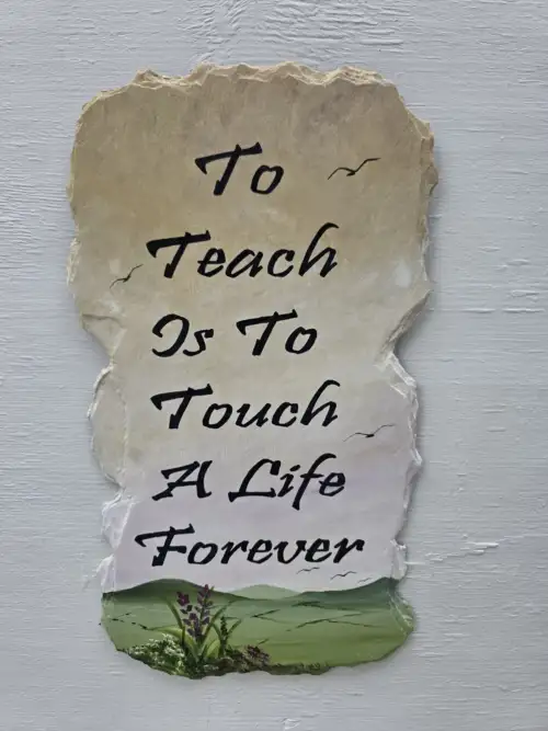 Teacher 18x 10 inc